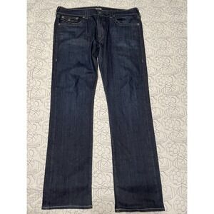 True Religion Mens Ricky Relaxed Straight Jeans Flap Pockets Size 40 x 35